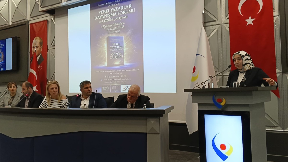 Yerel Yazarlar Dayanışma Forumu ve Çözüm Çalıştayı Gebze’de Yapıldı / Bilgi Şakar 
